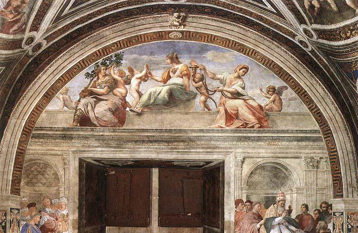 RAFFAELLO Sanzio The Cardinal Virtues oil painting picture